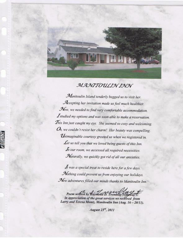 Manitoulin Inn Mindemoya Exteriér fotografie